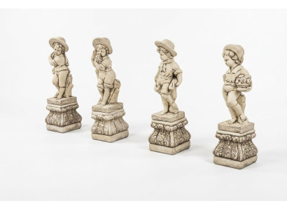 Sockel 27cm für Skulptur Design Figur Statue Garten Figuren Statuen