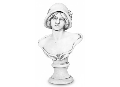 Büste Frau Antik Stil Altertum 40cm Stein Figur Skulptur Skulpturen