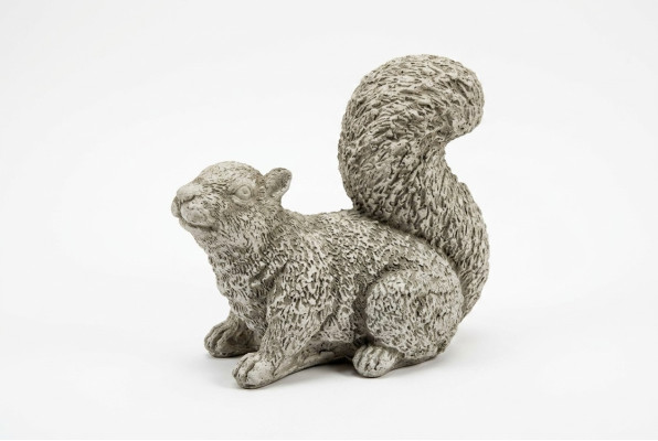 Garten Dekoration Eichhörnchen Terrasse Stein Figuren Figur Deko Statue