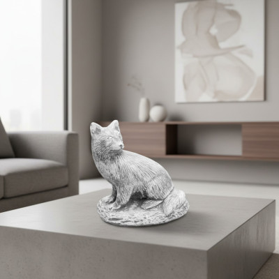 Garten Dekoration Fuchs Terrasse Stein Figuren Figur Deko Statue