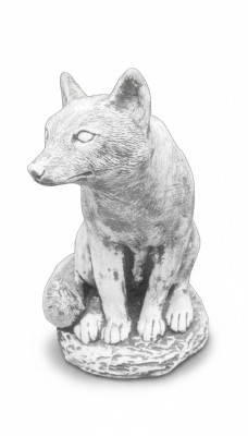 Garten Dekoration Fuchs Terrasse Stein Figuren Figur Dekorative Statue