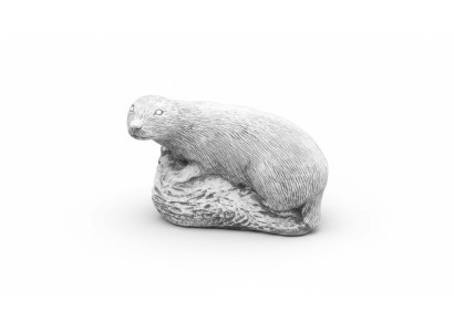 Garten Dekoration Frettchen Terrasse Stein Figuren Figur Statue