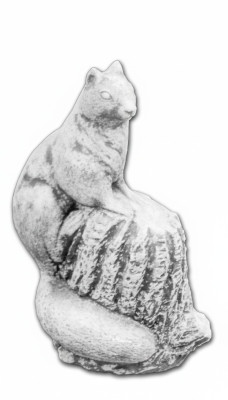 Garten Dekoration Eichhörnchen Terrasse Stein Figuren Deko Figur Statue