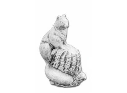 Garten Dekoration Eichhörnchen Terrasse Stein Figuren Deko Figur Statue