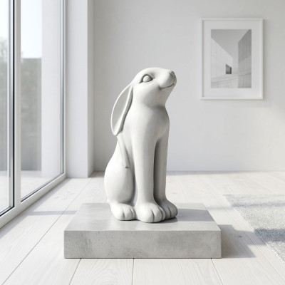 Garten Dekoration Hase Terrasse Stein Figuren Dekorative Figur Natur Statue