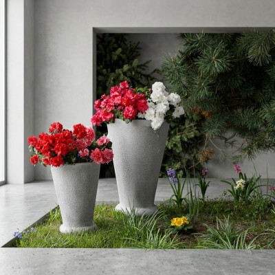 Design květináče Top Plant Kübel Gefäß Töpfe Figur Gesicht