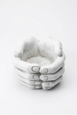 Design květináče Top Planz Kübel Gefäß Töpfe Figur Dekor Hände Skulptur