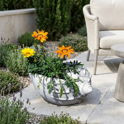 Design Blumentopf Top Planz Kübel Dekorative Gefäß Töpfe Figur Gesicht