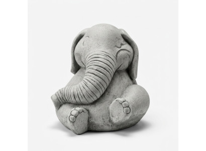 Design Figure Elephant Sculpture Figures Sculptures Statues White Cartoon Statue  Navrhnout sochu slona Sochy Sochy Sochy Bílá Karikatura Socha