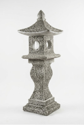 Japanischer Garten Haus Dekoration Statue Figuren Figur Natur Weiß Statuen