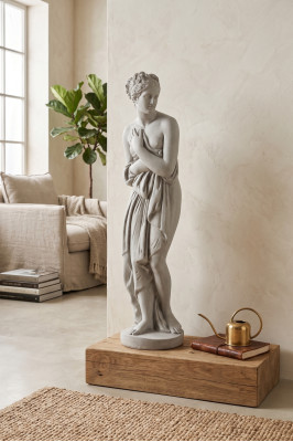 Frau 80cm Skulptur Design Figur Statue Garten Figuren Statuen