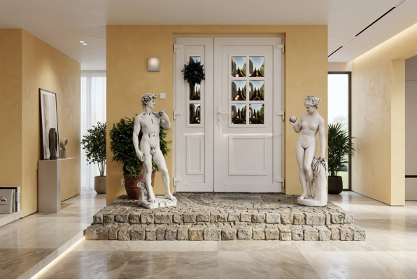Eva 120cm Skulptur Design Figur Statue Garten Figuren Statuen