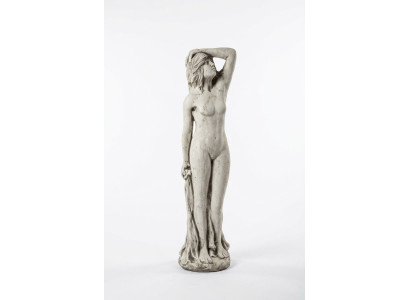 Frau 98cm Skulptur Design Figur Statue Garten Figuren Statuen