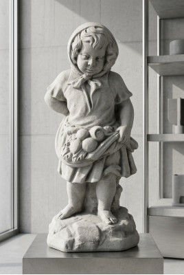 Mädchen 71cm Figur Statue Figuren Skulptur Statuen Garten