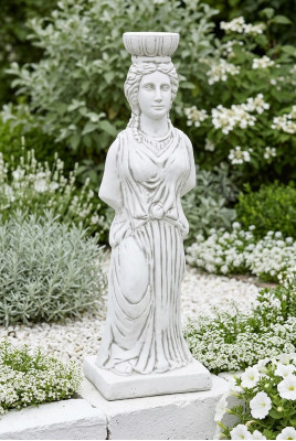 Frau 93cm Skulptur Design Figur Statue Garten Figuren Statuen