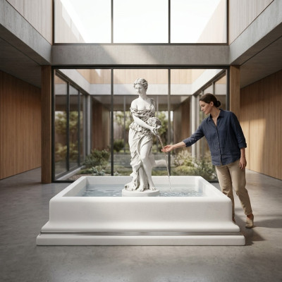 Fontainen Figur Statue Figuren Skulptur Antik Statuen Skulpturen Garten