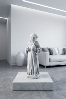 Zahrada Dekorace Mnich Socha Sochařská Socha Sochy Designér