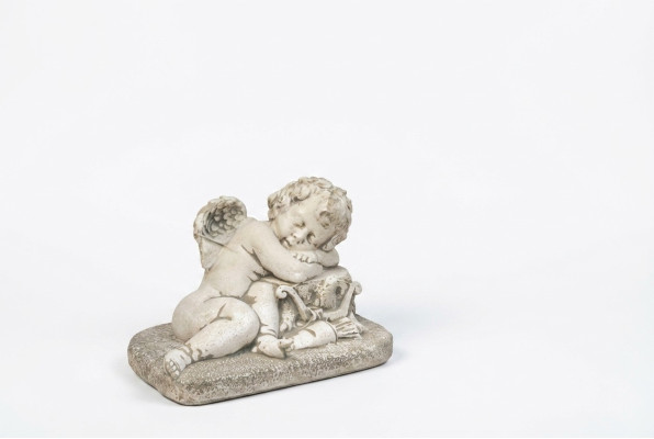 Engel Kinder Skulptur Design Figur Statue Garten Figuren Statuen