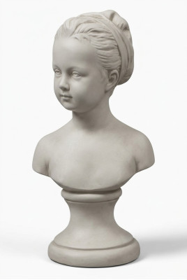Frau Büste Skulptur Design Figur Statue Garten Figuren Statuen