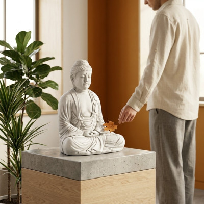 Buddha Malaysia Statue Figur Garten Figuren Statuen Skulptur Skulpturen