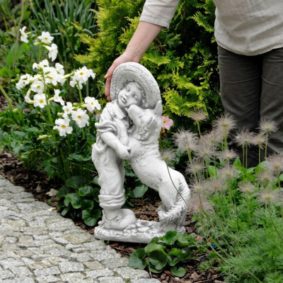 Garten Dekoration 63cm Statue Skulptur Figuren Skulpturen Designer