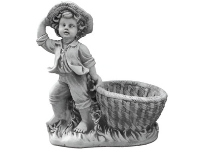 Blumenkübel Pflanz Natur Kübel Dekoration Garten Blumentöpfe Vasen Figur