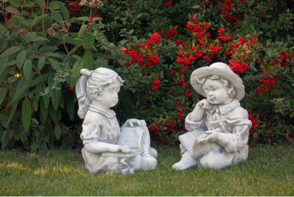 Chlapec 44cm figura socha sochy sochy záhrady