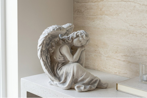 Grabengel Engel Schutzengel Grabschmuck Deko Engelfigur Grab Deko