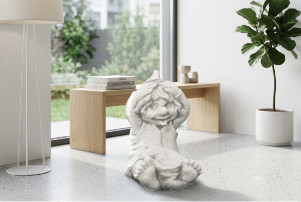 Statue Figur Verrückter Junge Garten Dekoration Skulptur Figuren