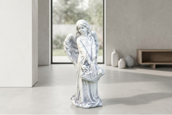 Frau 63cm Skulptur Design Figur Statue Garten Figuren Statuen