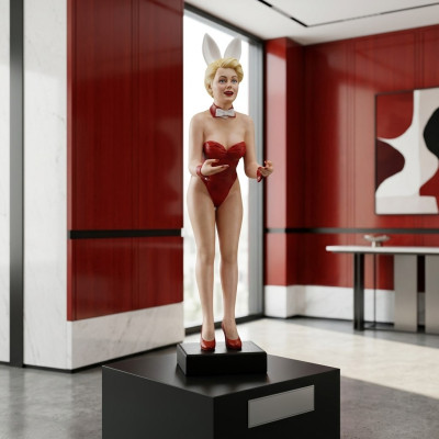 Design Bunny Tänzerin Figur Statue Skulptur Figuren Skulpturen Dekoration Deko