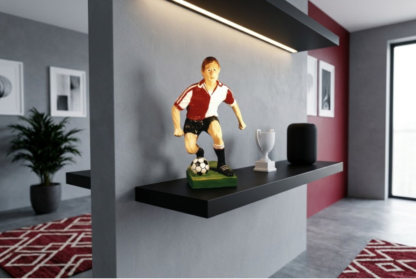 Design Fußballer II Figur Statue Skulptur Figuren Skulpturen Dekoration 7614