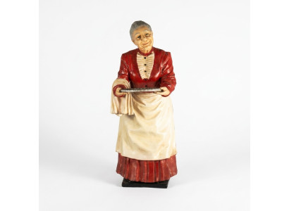Servier Ständer Großmutter Figur Statue Skulptur Figuren Skulpturen Dekoration