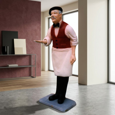 DESIGN GASTWIRT FIGUR STATUE SKULPTUR FIGUREN SKULPTUREN DEKORATION