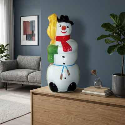 Design Schneemann Figur Statue Skulptur Figuren Skulpturen Dekoration Deko 8847