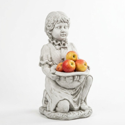 Kind Figur Skulptur Figuren Statue Figur Deko Design Garten Dekoration Terrasse