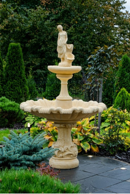 Zierbrunnen Fontána Fontaine Zahrada Dekorace Fontaine Rybník ELENA AMANDA