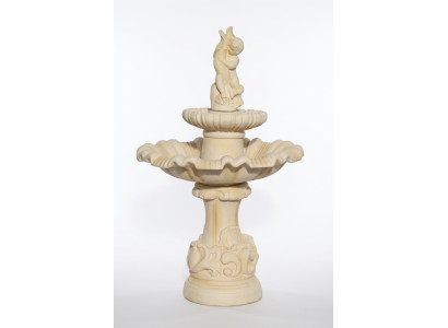 Zierbrunnen Springbrunnen Skulptur Brunnen Dekoration Garten Fontaine Neu 160cm