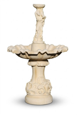 Zierbrunnen Springbrunnen Skulptur Brunnen Dekoration Garten Fontaine Neu 157cm