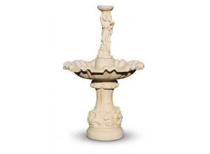 Zierbrunnen Springbrunnen Skulptur Brunnen Dekoration Garten Fontaine Neu 157cm