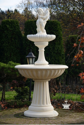 Zahradní fontána Springbrunnen socha fontána dekorace zahrady fontána nová 185cm.