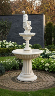 Zahradní fontána socha 197cm fontána dekorace zahrady Fontaine rybník Nový