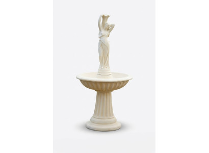 Springbrunnen Garten Teich Brunnen Steinbrunnen Gartenbrunnen Fontaine 182cm