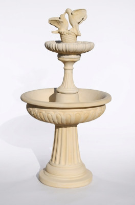 Kašna s žábím 162 cm kamenná zahrádková fontána Fountain