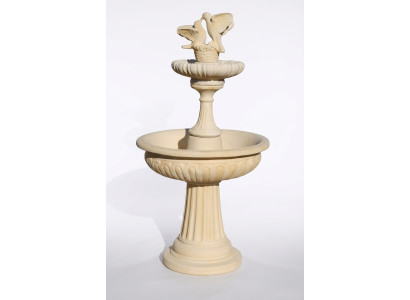 Kašna s žábím 162 cm kamenná zahrádková fontána Fountain