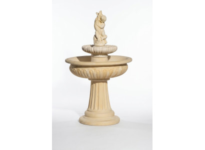 Pramen žabí fontána kamenná fontána fontána Fontaine 154cm zahradní fontána