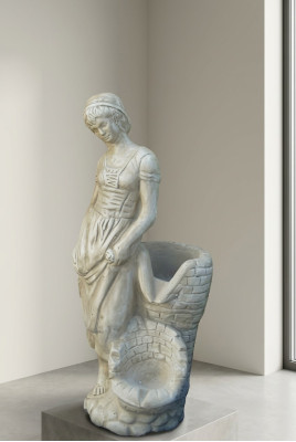 Figur Frau AMANDA Garten Statue Skulptur Skulpturen Figuren Statuen Deko Stein
