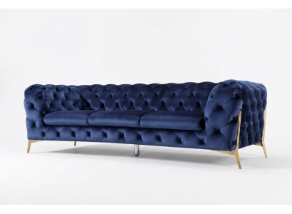 Sofa Couch Polster XXL Big Garnitur designer Couchen Chesterfield Textil 3+2+2