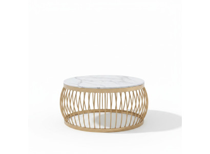 Kolečko designového kamene nerezový stůl kuchyňský design