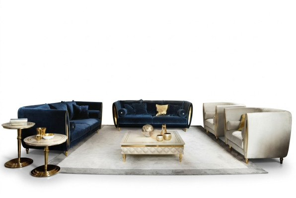 Sofa až tříš se sedacím soupravou (bez variace 2+1) Nábytek designu klasika